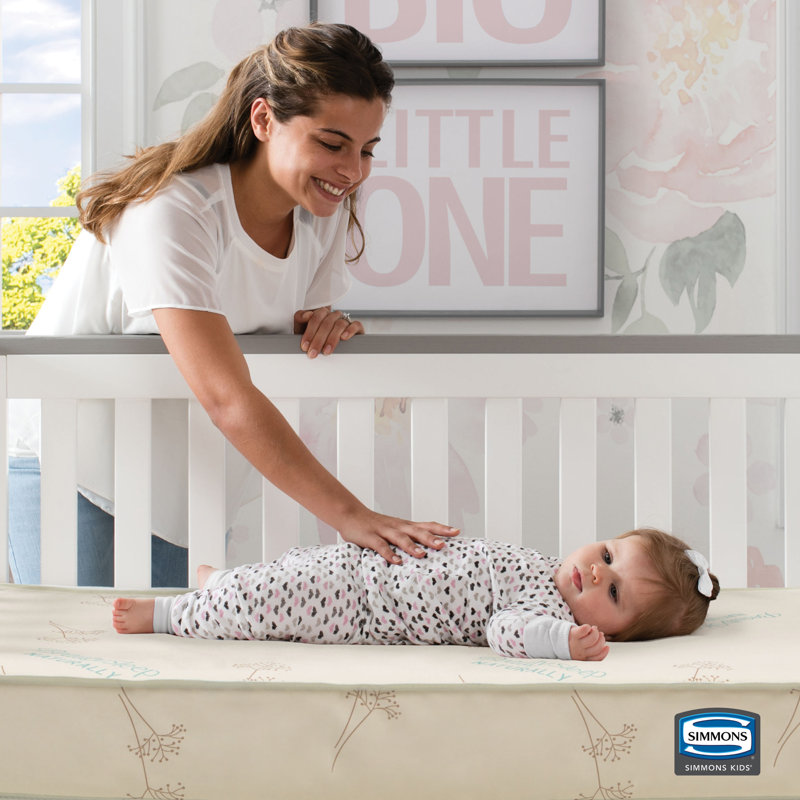 Simmons Kids BeautySleep 2 Stage Standard Crib Mattress Foam Reviews Wayfair